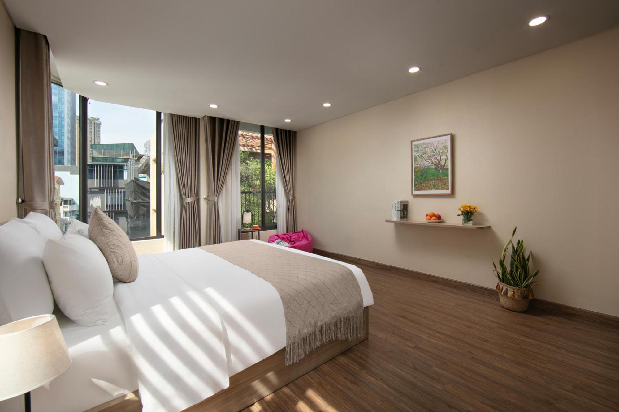 Hb Serviced Apartment - Lac Long Quan ハノイ市 エクステリア 写真