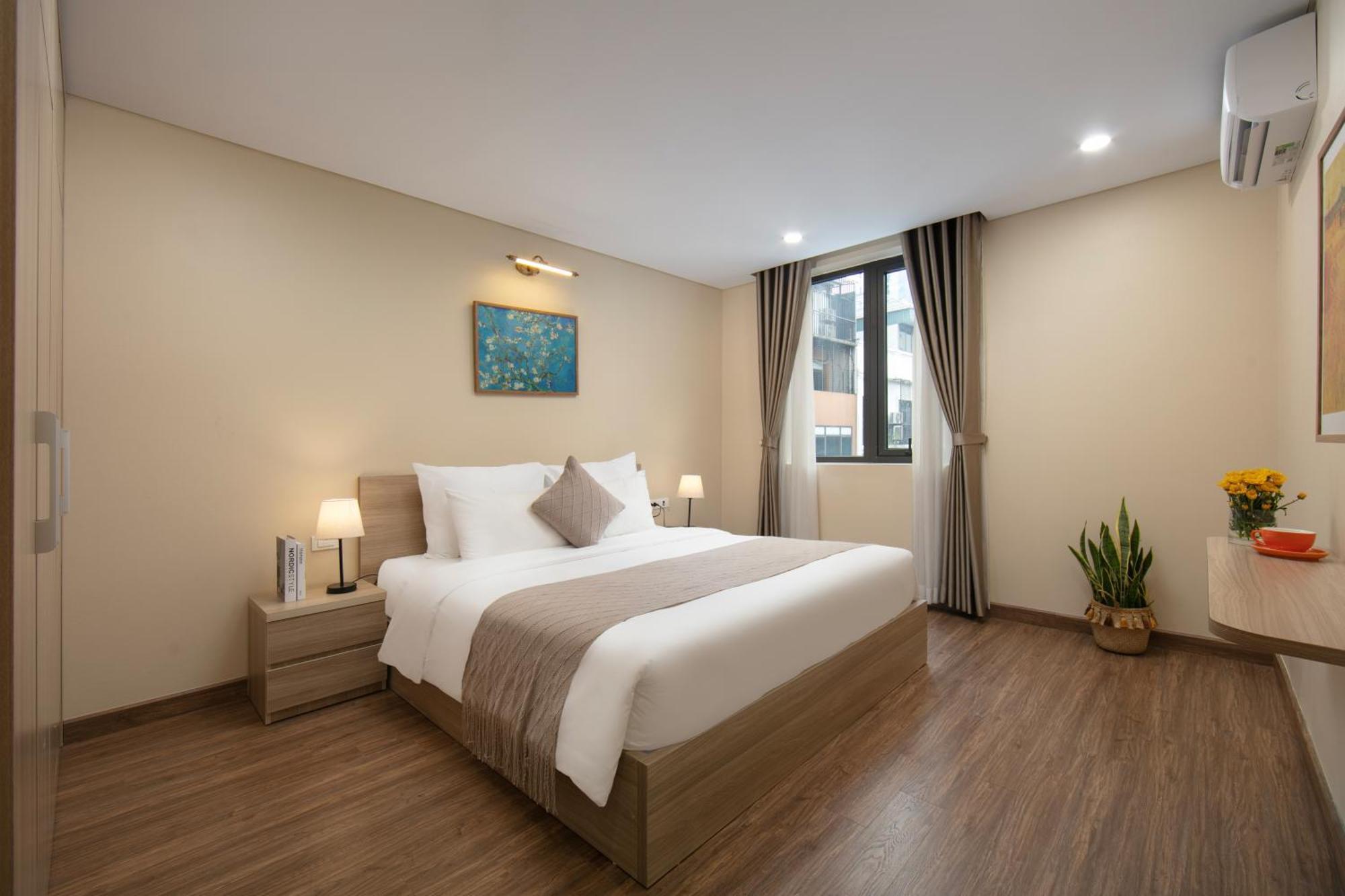 Hb Serviced Apartment - Lac Long Quan ハノイ市 エクステリア 写真