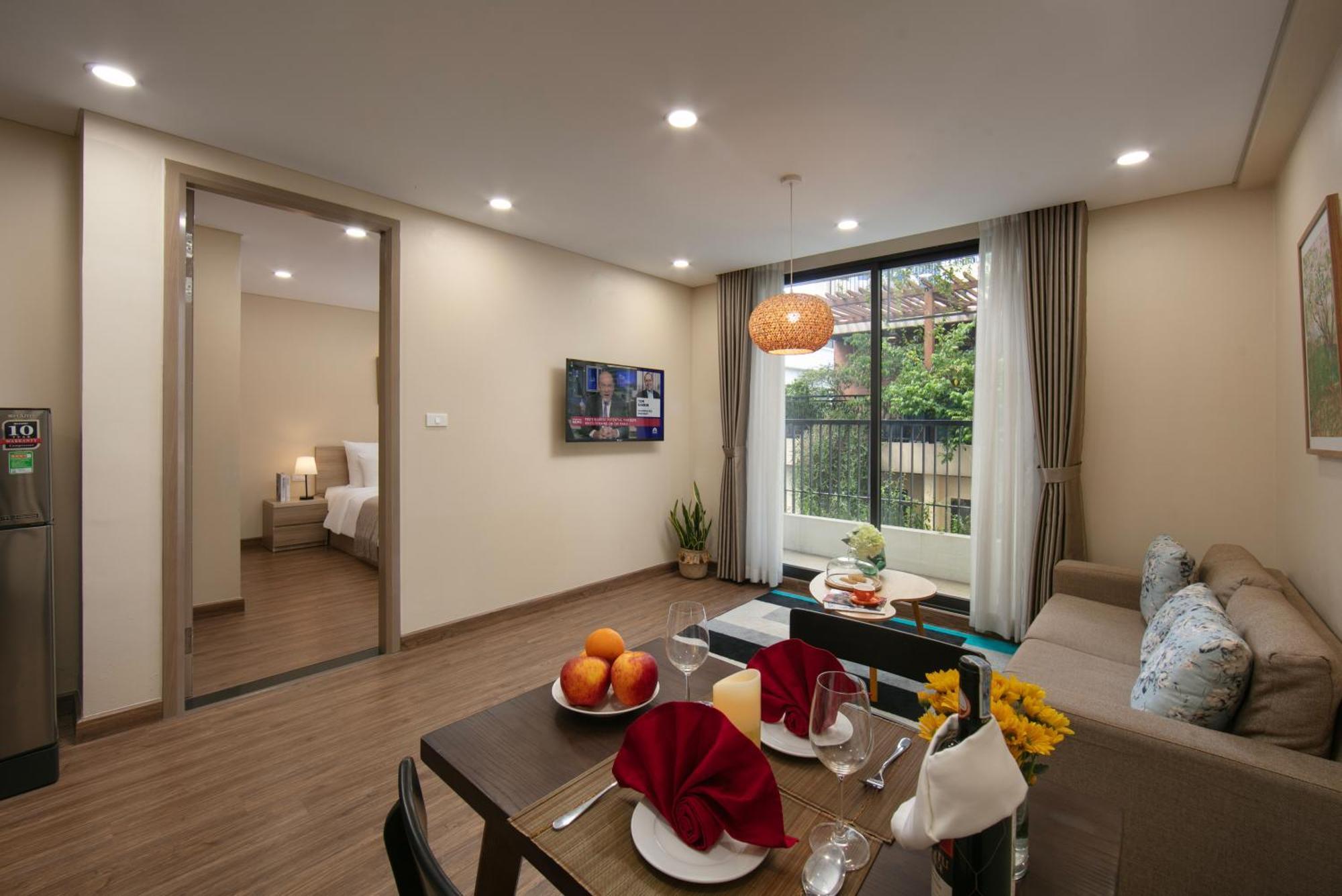 Hb Serviced Apartment - Lac Long Quan ハノイ市 エクステリア 写真