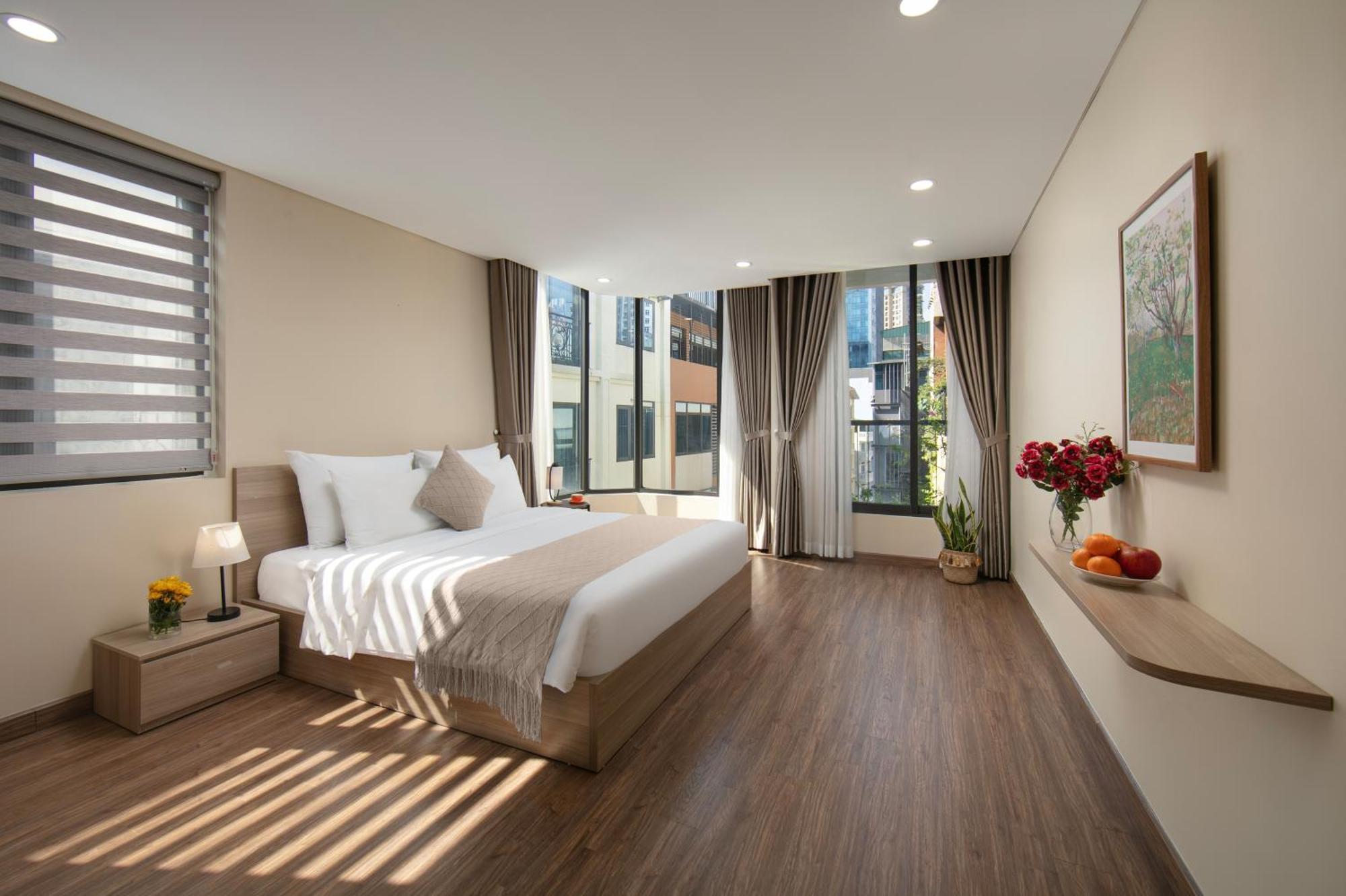 Hb Serviced Apartment - Lac Long Quan ハノイ市 エクステリア 写真
