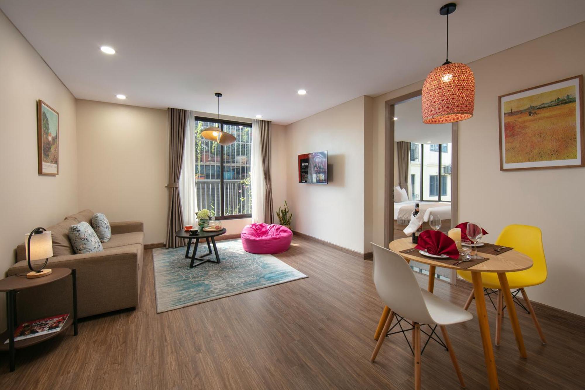 Hb Serviced Apartment - Lac Long Quan ハノイ市 エクステリア 写真