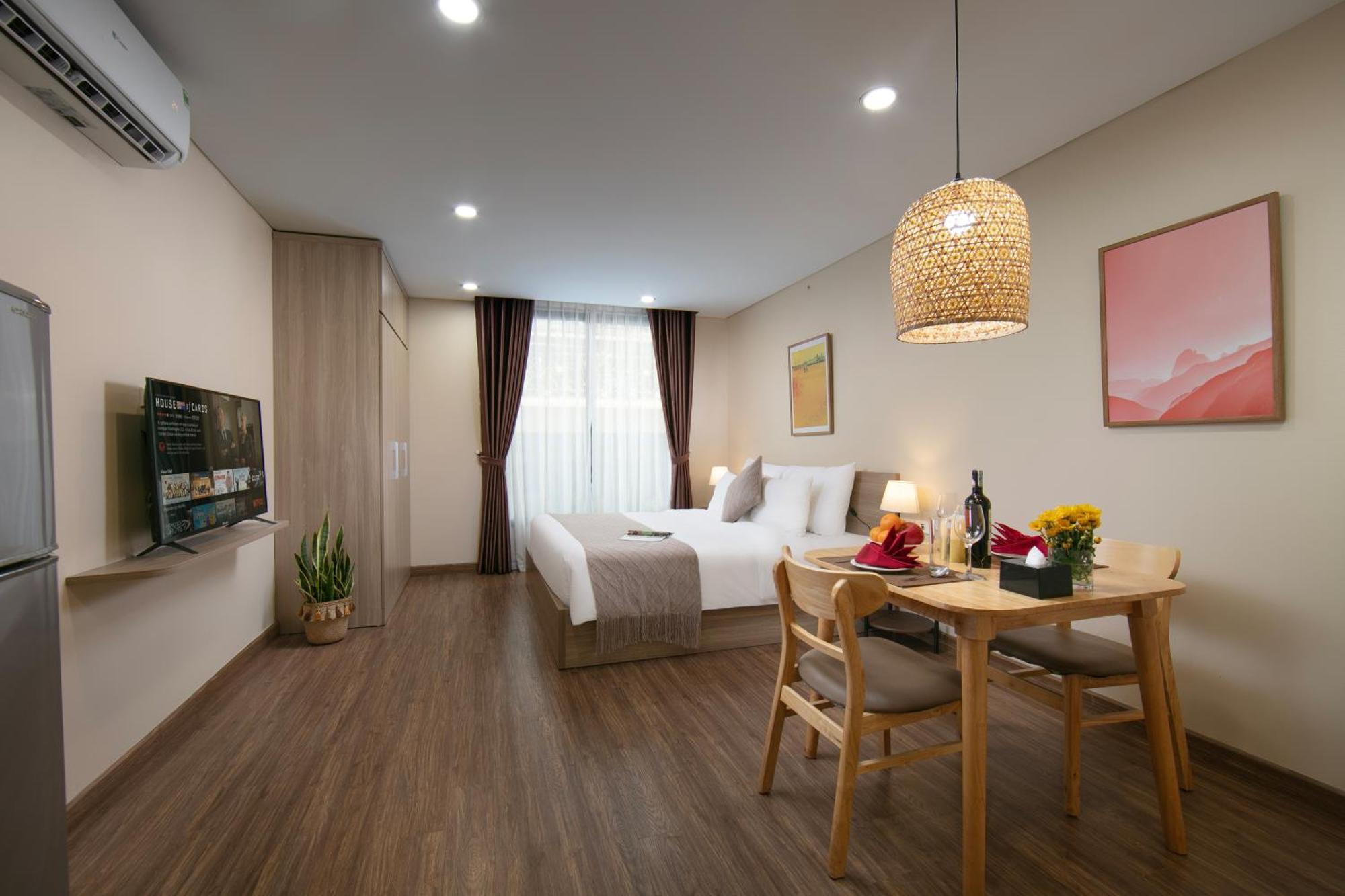 Hb Serviced Apartment - Lac Long Quan ハノイ市 エクステリア 写真