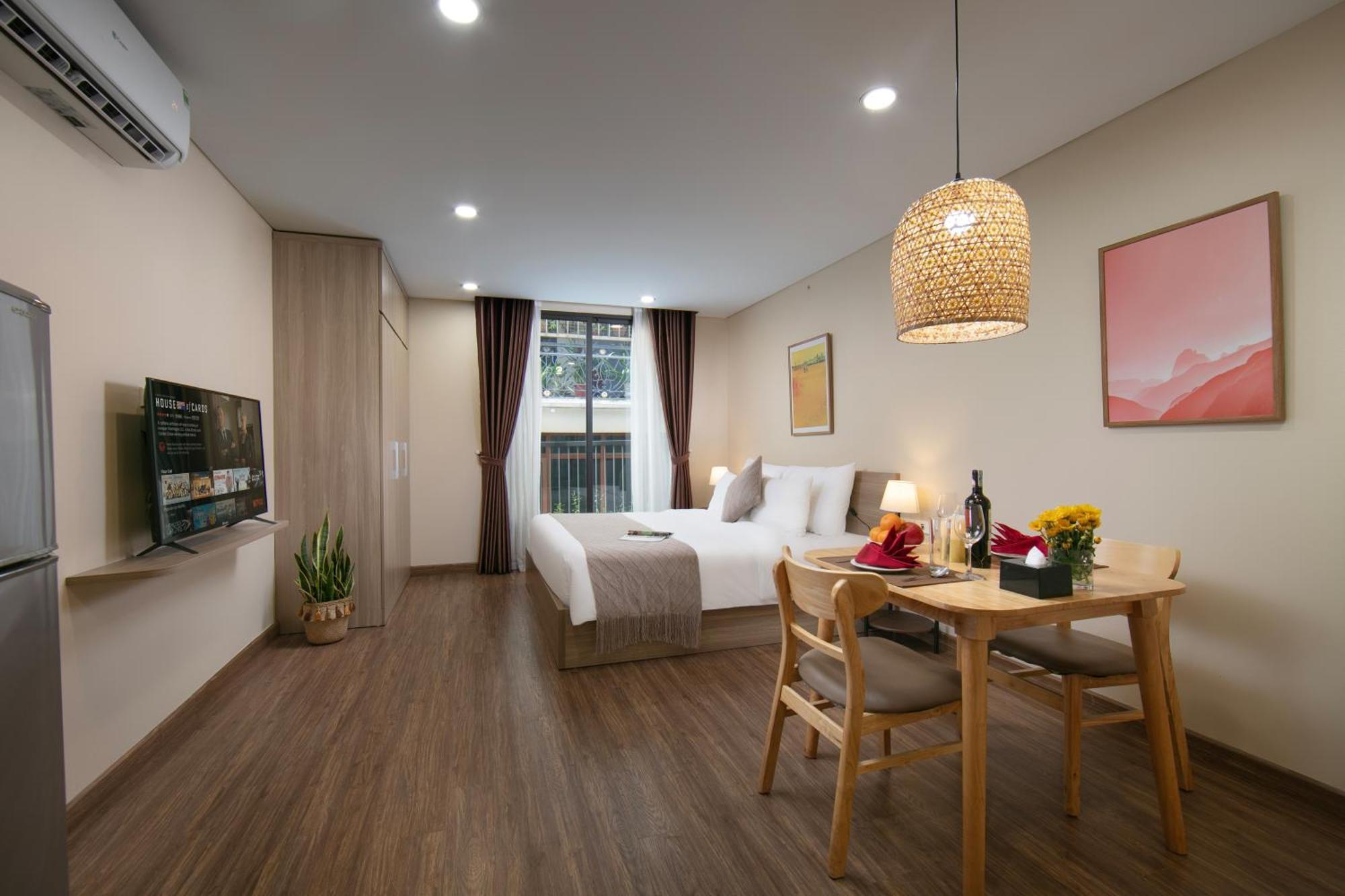 Hb Serviced Apartment - Lac Long Quan ハノイ市 エクステリア 写真